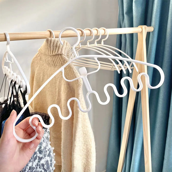WavyHanger, věšák na zavěšení několika kusů oblečení najednou (10 kusů) - Image 3