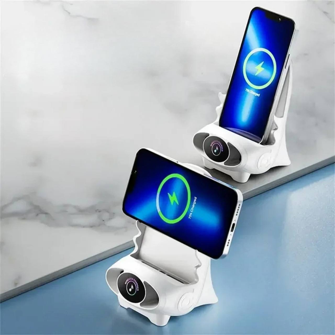 WirelessCharger, bezdrátová rychlá nabíječka a držák na telefon v jednom - Image 7