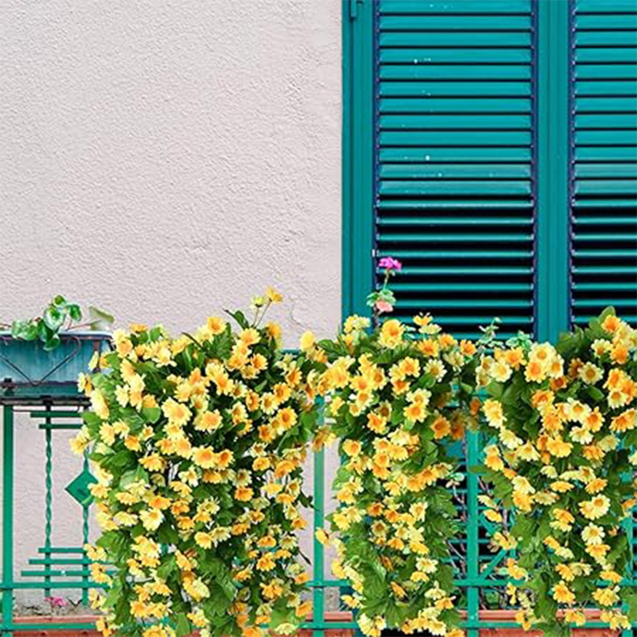 YellowFlowers, umělé závěsné květiny s přirozeným vzhledem - Image 2